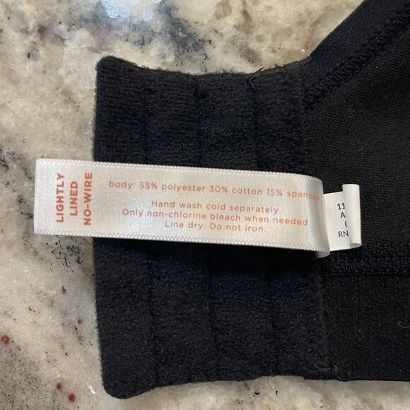 Cacique Lightly Lined No-Wire Black Bra 38D - Picture 5 of 6